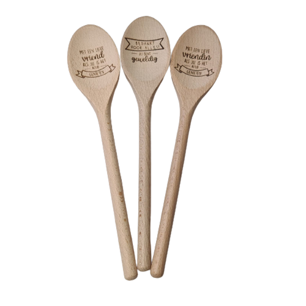 Pollepel 'bedankt voor'