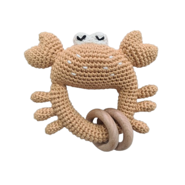 Rammelaar krab okergeel