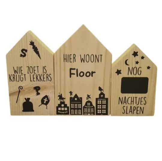 Sinterklaas huisjes (kleine set)