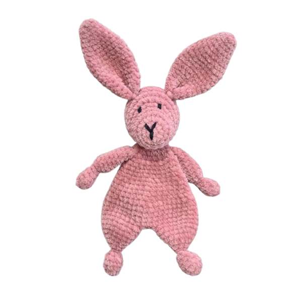 Velvet konijntje oud roze