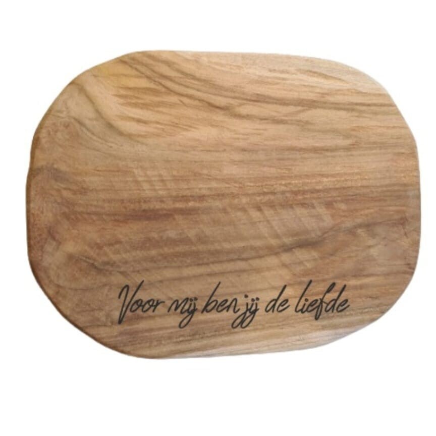 Borrelplank 'Liefde voor mij'