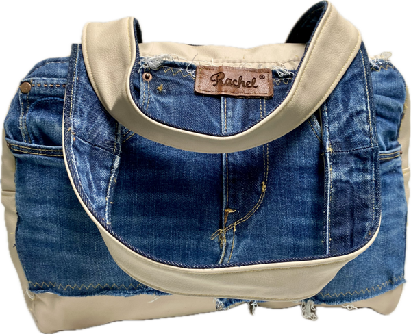 Upcycled Schoudertas van Jeans & Skai – Uniek en Duurzaam