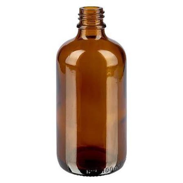 Flacon verre brun 100ml - nu - 1/5/10pcs