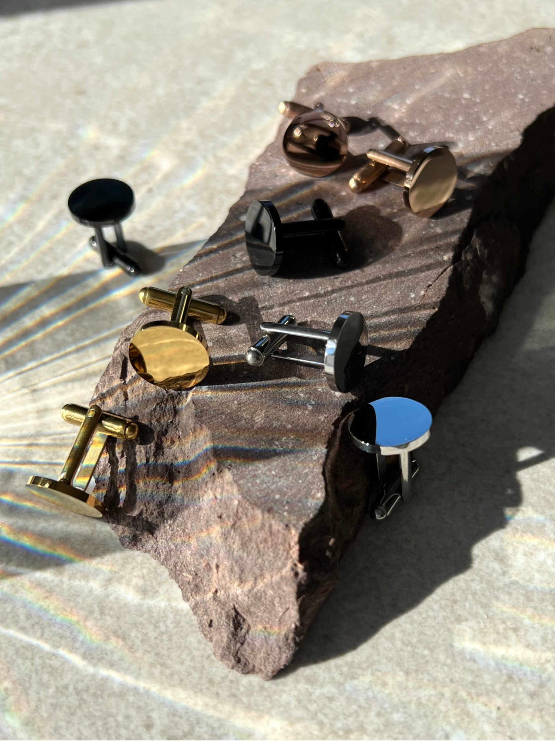 Mansjettknapper -Runde