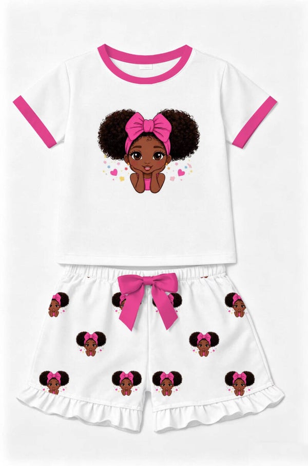 Diverse Girlz cutie puffs set