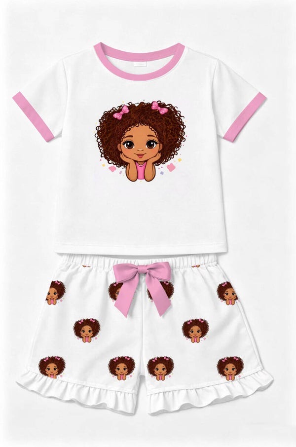 Diverse Girlz  luxury curly cutie & afro puff sets