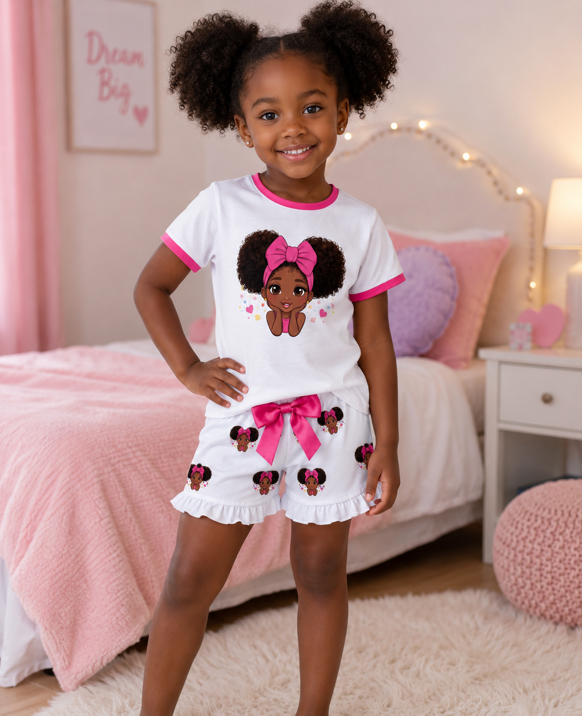 Diverse Girlz  luxury curly cutie & afro puff sets