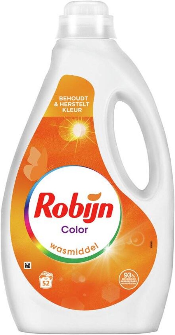 Robijn Vloeibaar Wasmiddel - Color - 52 wasbeurten