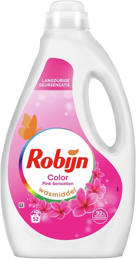 Robijn Vloeibaar Wasmiddel - Pink Sensation - 52 wasbeurten