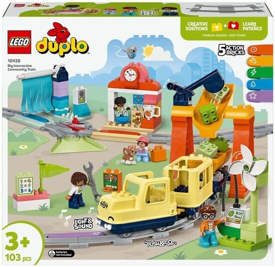LEGO DUPLO - Stad Grote interactieve buurttrein set