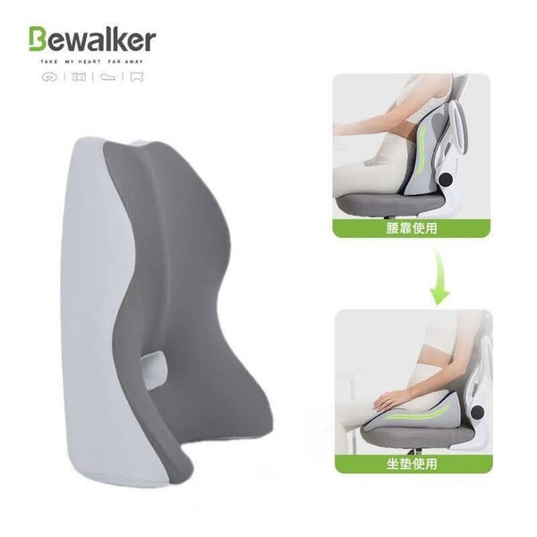 Bewalker: lendensteun- en zitkussen