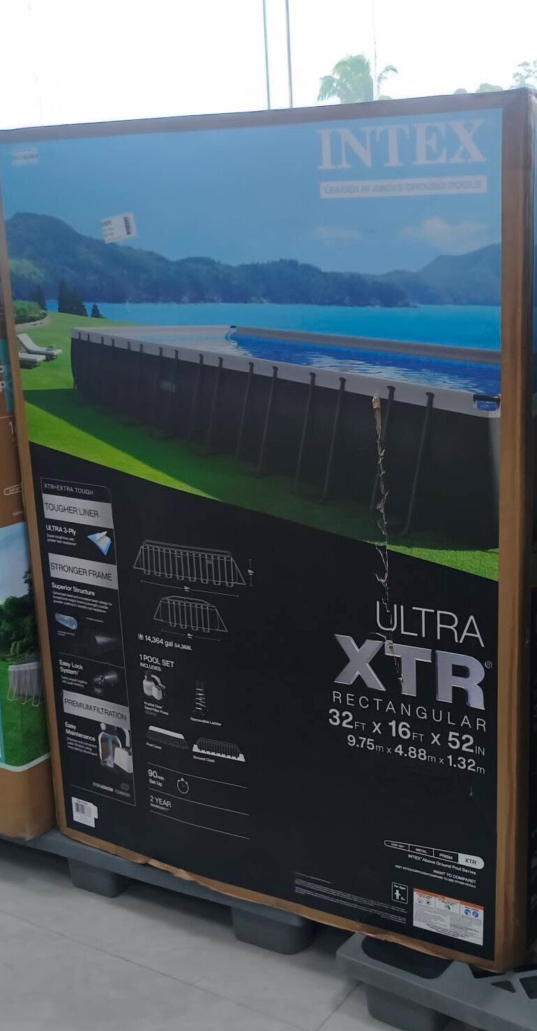 Intex rechthoekige zwembad groot