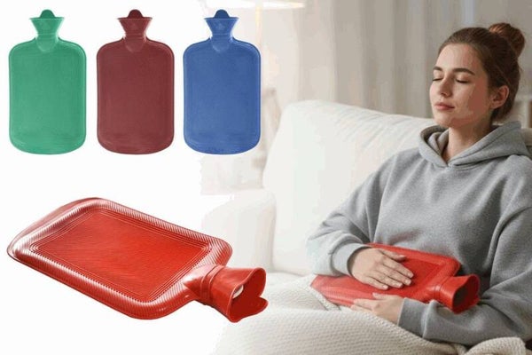 Rubberen Warmwaterkruik – 2 Liter