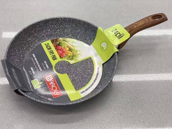 Baroly 24 cm Koekenpan met Stenen Antiaanbaklaag