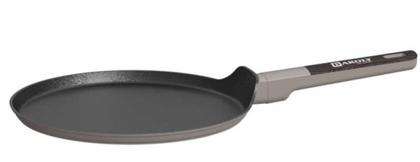 Lage Crêpe- & Pannenkoekenpan met Antiaanbaklaag