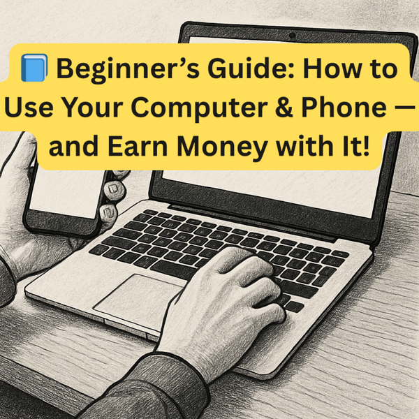 Beginner’s Guide: How to Use Your Computer & Phone — and Earn Money with It!