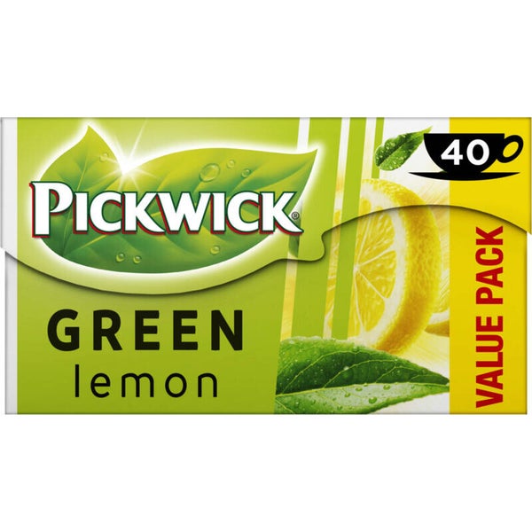 Pickwick Lemon groene thee voordeelpak 40 stuks