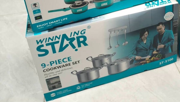 9-delige pannenset, Winningstar