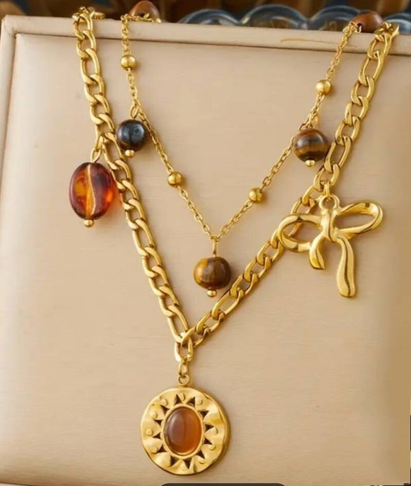 Collier Rétro Double