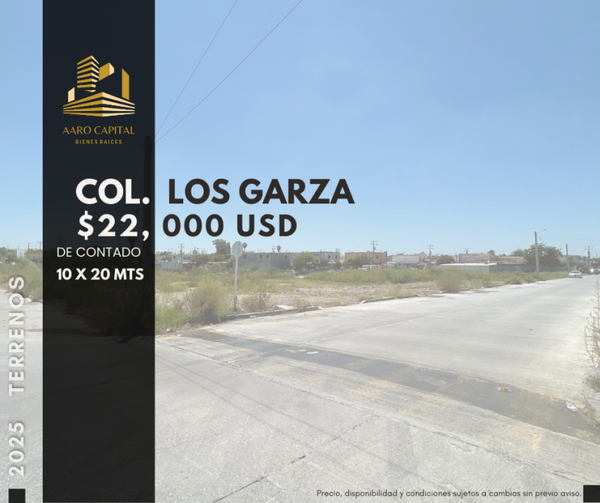 Terrenos Col. Los Garza