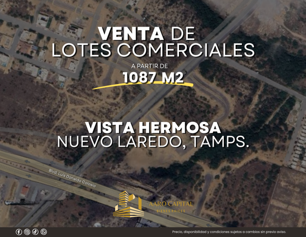 Terrenos Lotificados en Vista Hermosa