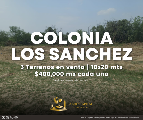 1250 Terreno, Col. Los Sanchez