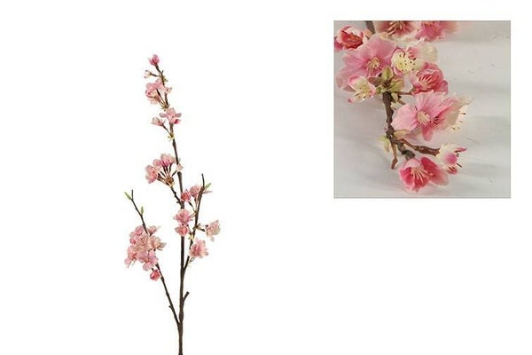 Bloesemtak roze 78 cm