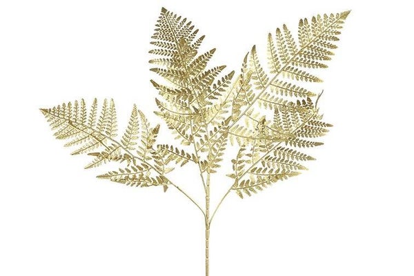 Leder blad goud 86 cm