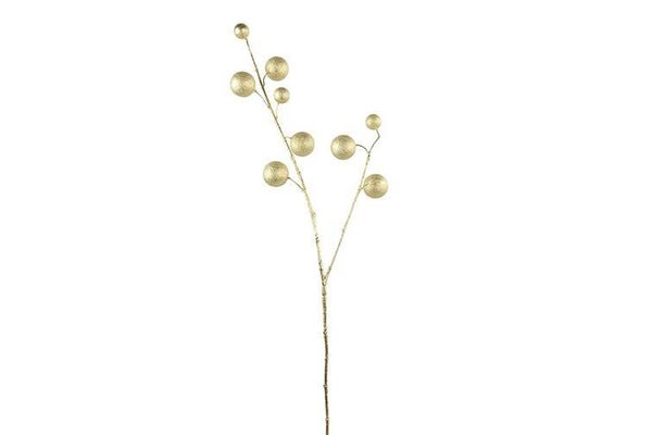 Pompom tak goud 94 cm