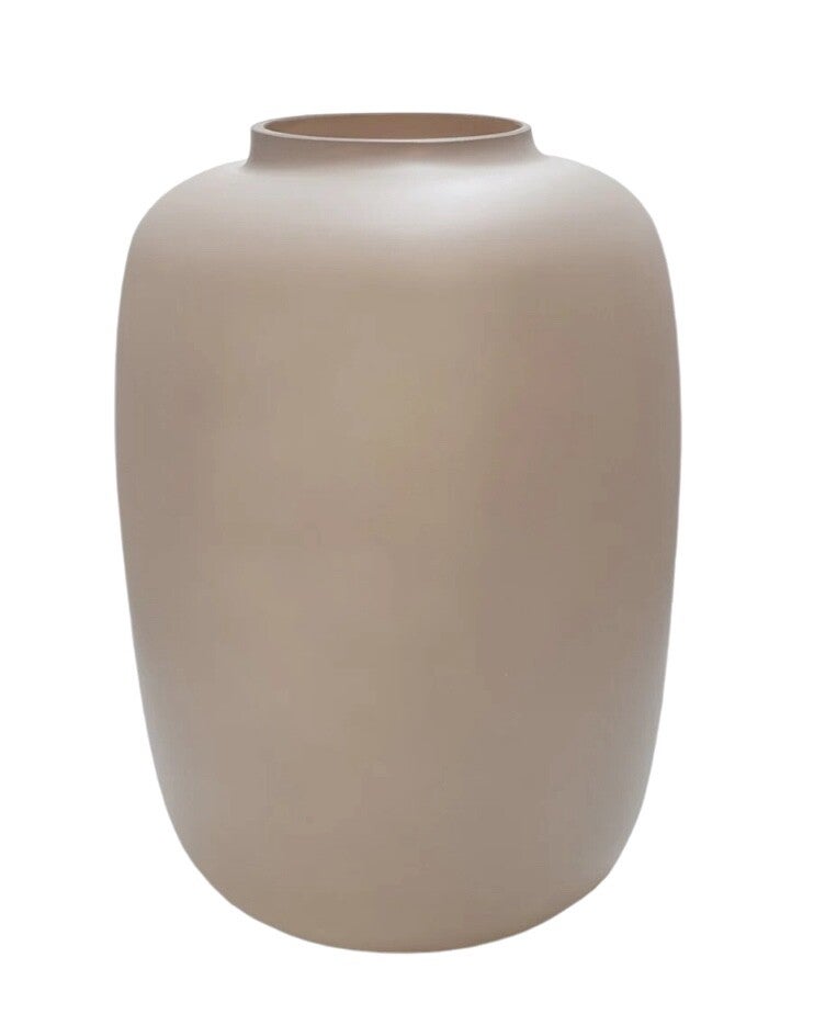 Artic matte Ivory vaas - afmeting naar keuze