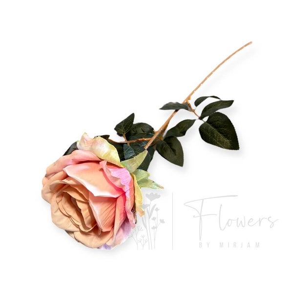 Roos zacht roze 70 cm