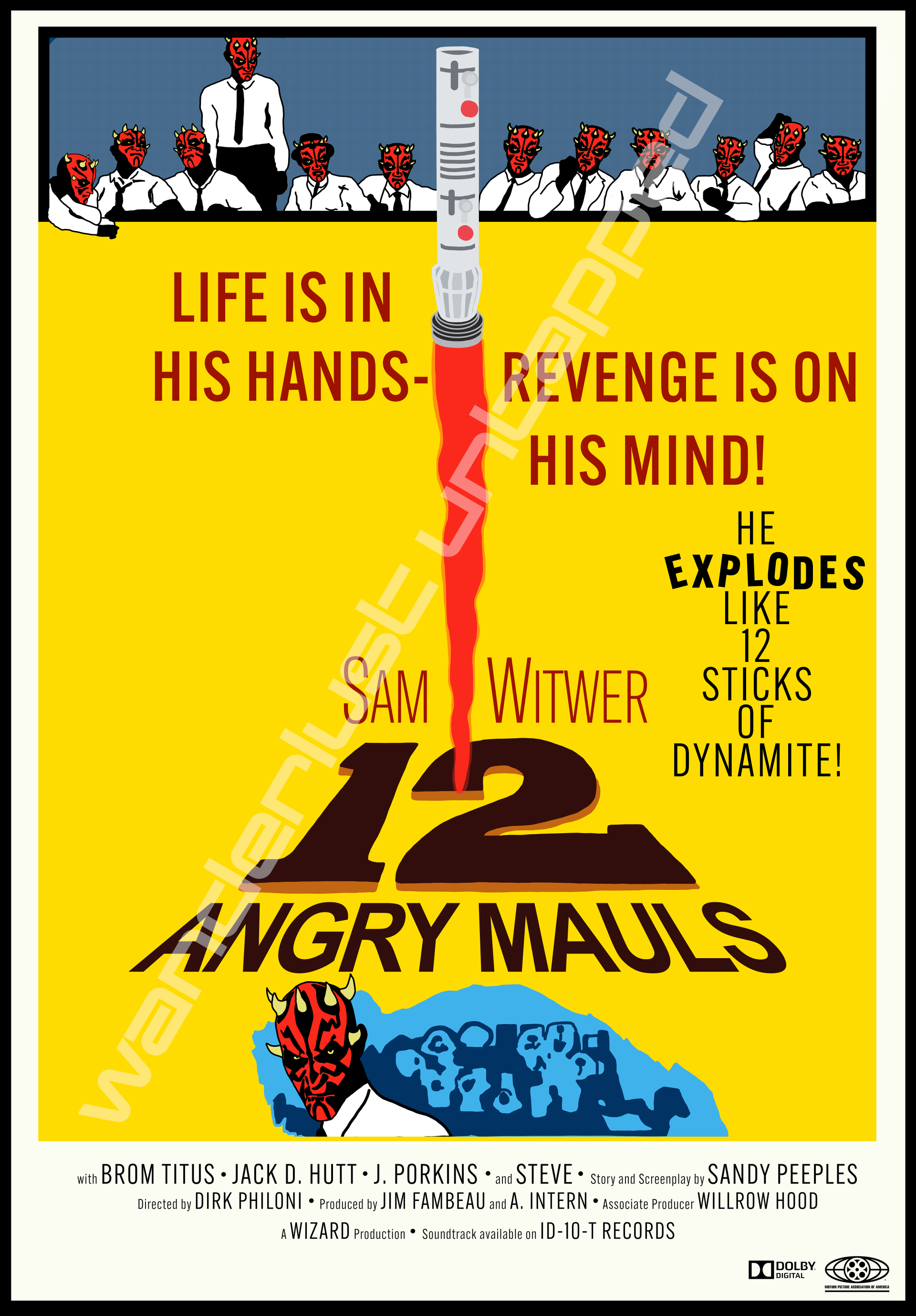 12 Angry Mauls Poster