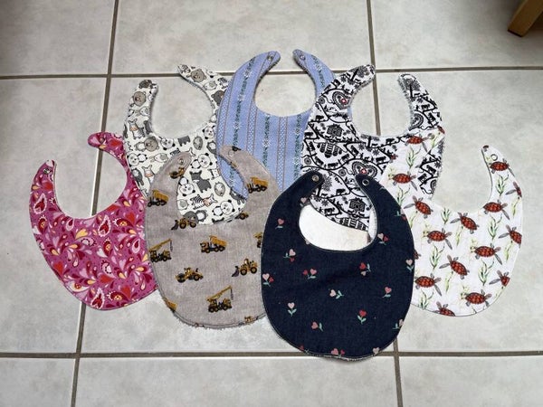 Bavettes à pressions