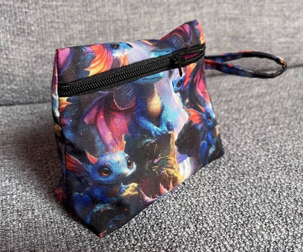 mini trousse avec fermeture éclair