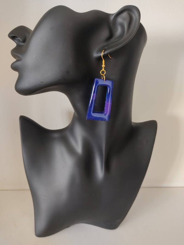 Boucle d' oreille géométrique
