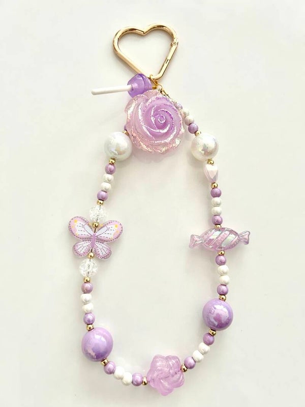 Violet papillon