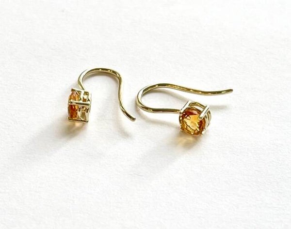 Hollandse haken Geelgoud met Citrine