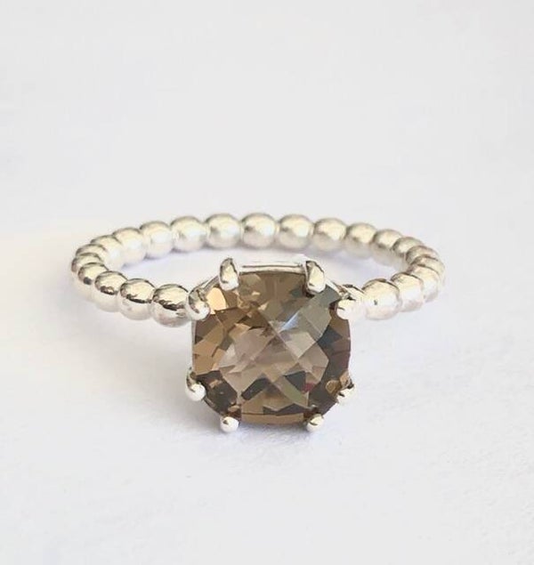 Rosita's Mix Huggs Smokey Quartz Zilver