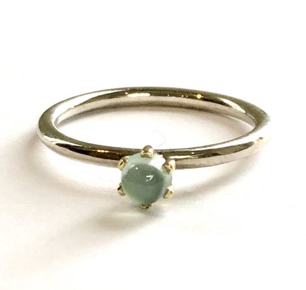 Rosita's Mix Zilver en Geelgoud met Chalcedony