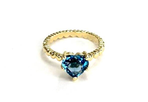 Rosita's Mix Geelgoud met London Blue Topaz