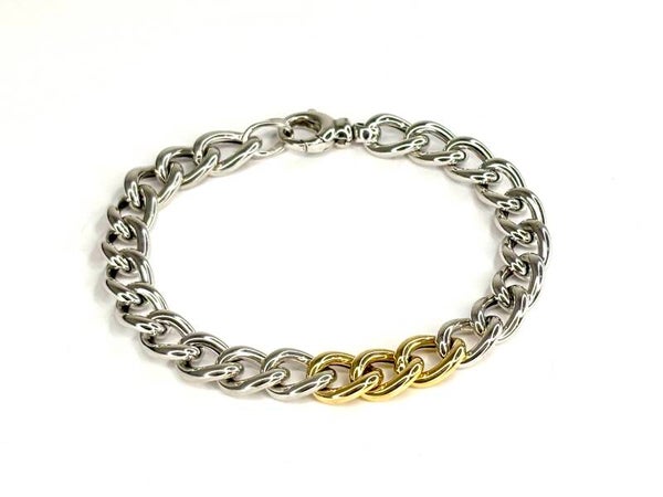 Zilver met Gouden Armband