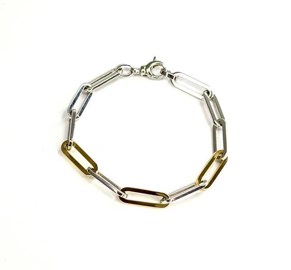 Zilver met Gouden Armband