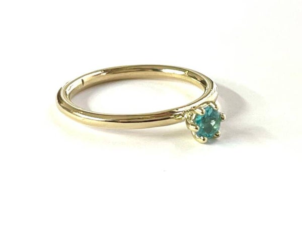 Rosita's Mix Geelgoud met Blue Tourmaline