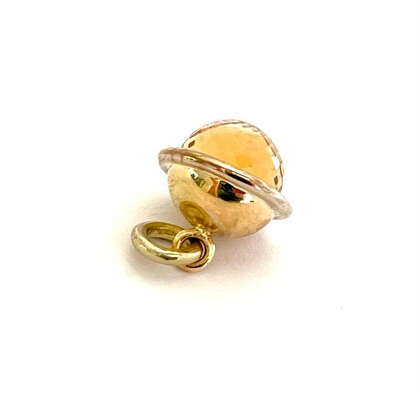 Geelgouden Sphere hanger met Citrine
