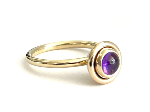 Rosita's Mix Sphere Geelgoud met Amethyst