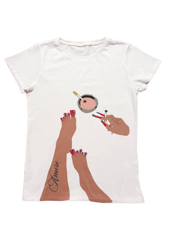 TEESHIRT PIED