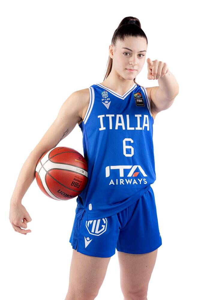 Benedetta Aghilarre's enthusiastic basketball journey to stronger every day. Photo: FIBA Europe