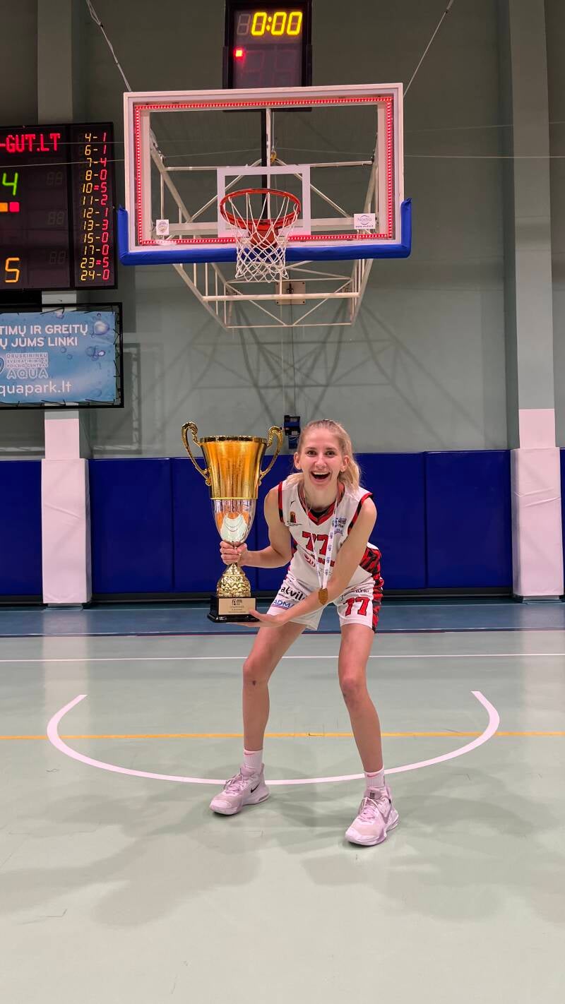 Miglė Kisarauskaitė has big basketball dreams