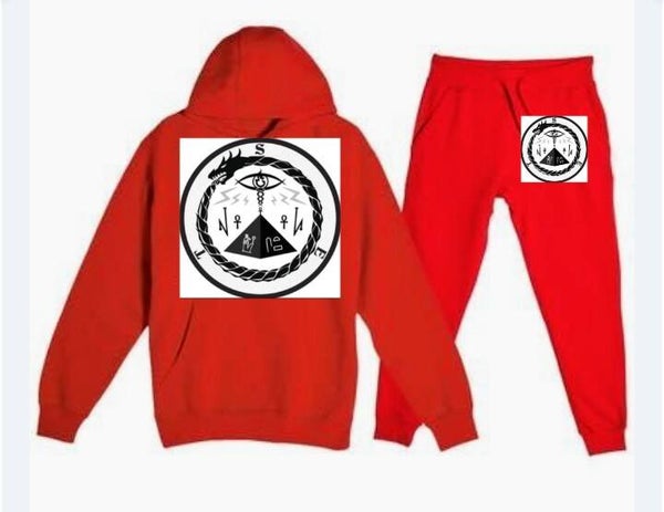 Setgok red joggers fit