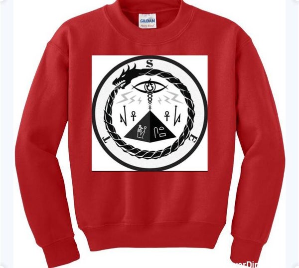 Setgok crew neck sweater red